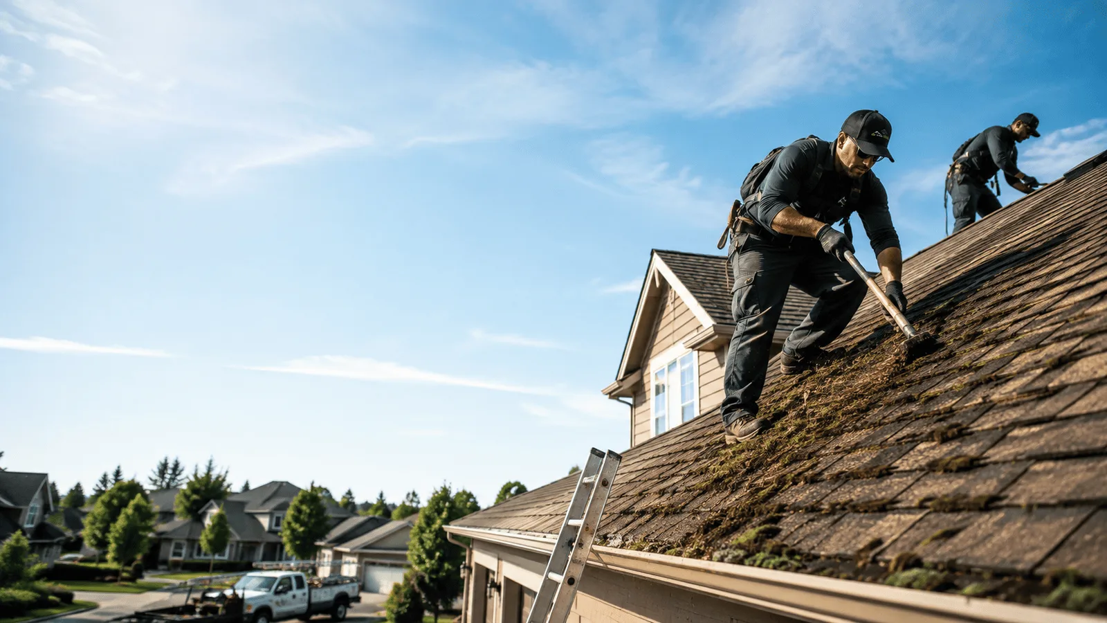 Roof Moss Removal in Converse, LA near me